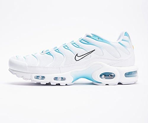 Fashion Nike Zapatillas Air Max Plus Wht/Wht Blu 41 Blanco