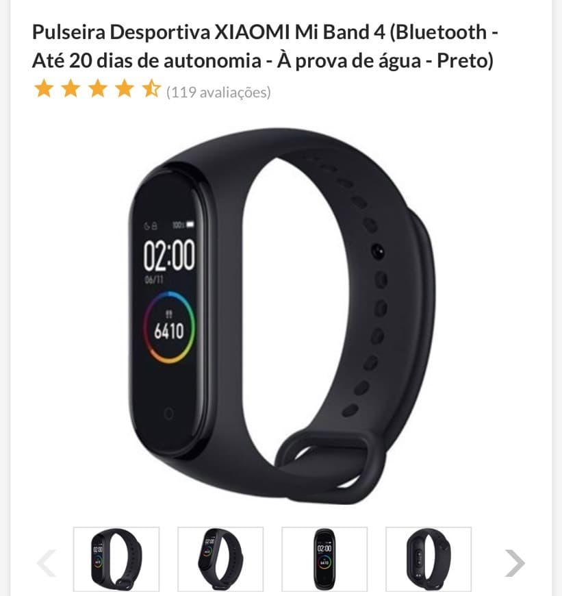 Product Xiaomi mi band 4