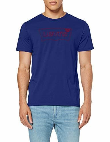 Moda Levi's Housemark Graphic tee Camiseta, Azul