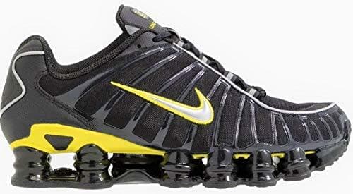 Moda Nike Schuhe Shox TL Black-Metallic Silver-Dynamic Yellow