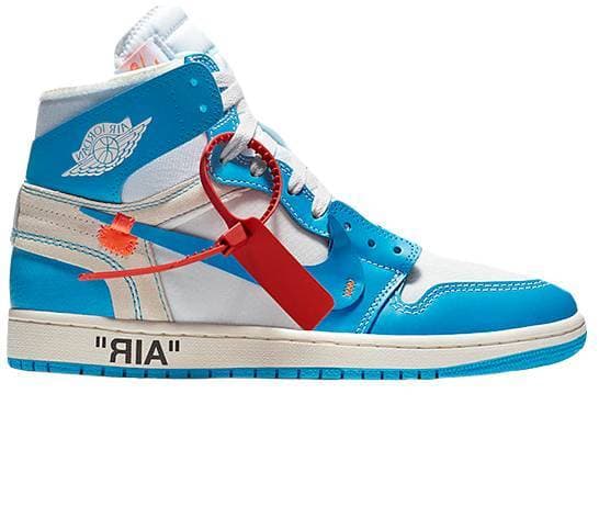 Fashion Air Jordan 1 High OFFWHITE   (Blue version) 