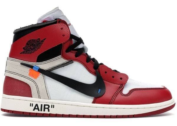 Fashion Air Jordan 1 High OFFWHITE (Red Version) 