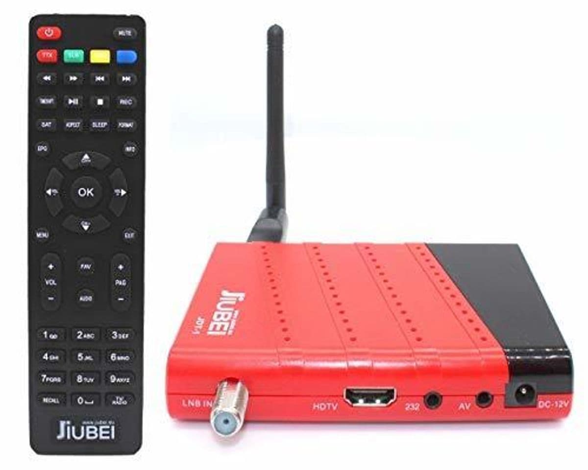 Product Receptor decodificador satelite y Reproductor Multimedia Jiubei JDT-1 HD con Antena WiFi