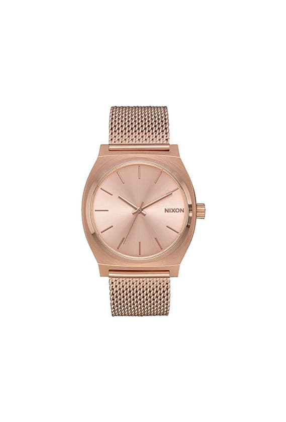 Fashion Reloj NIXON Time Teller Milanese All Rose Gold A1187897 Mujer