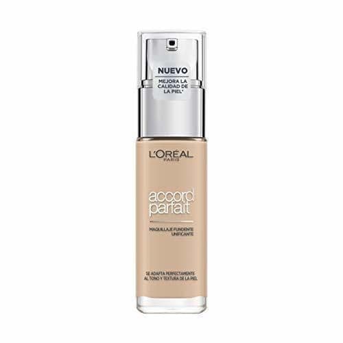 Belleza L'Oréal Accord Perfect Paris Maquillaje Fluido, Tono: 2R Vanille Rose