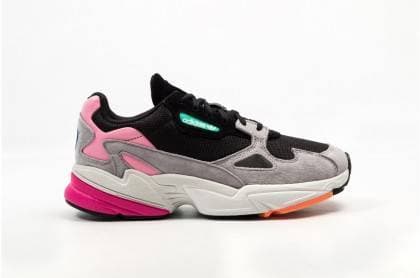 Moda Adidas falcon pink and black 😜