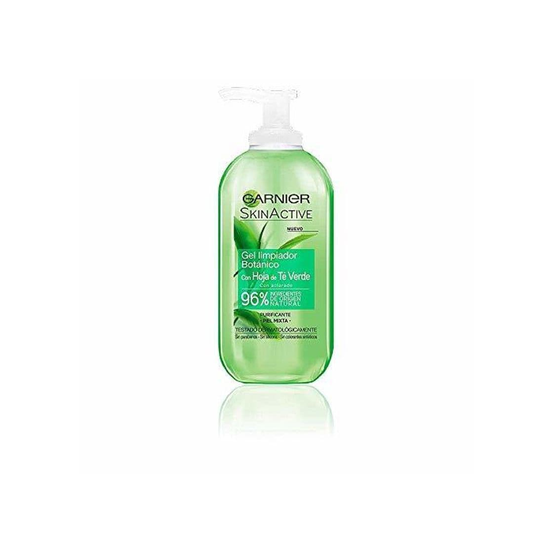 Beauty Garnier Skin Active Gel Limpiador con Hoja de Té Verde