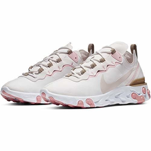 Fashion Nike W React Element 55, Zapatillas de Running para Mujer, Multicolor