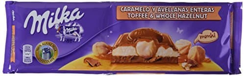 Product Milka caramelo y avellanas pack de 4 x 300gr