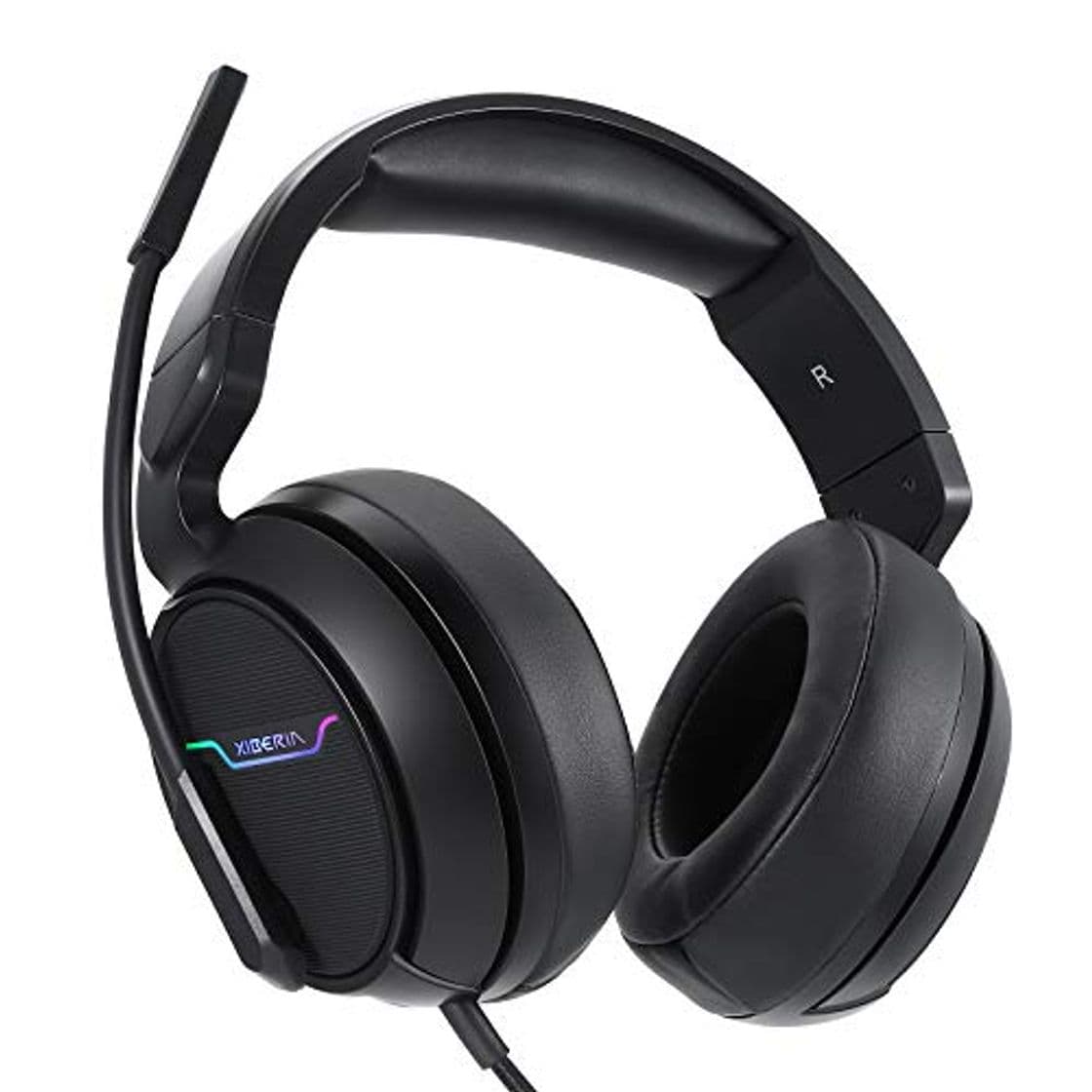 Product Auriculares Gaming PS4, Cascos Gaming Profesional con Flexible Cancelación de Ruido, Sonido