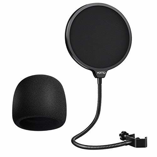 Producto YOTTO Pantallas antiviento y filtros anti-pop Pop Filter para micrófonos