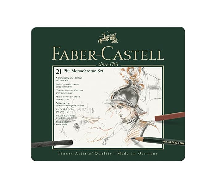 Product Faber-Castell 112976 - Estuche de metal con 21 piezas