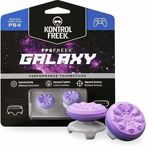 Product KontrolFreek FPS Freek Galaxy Morados Performance Thumbsticks para mando de PlayStation 4