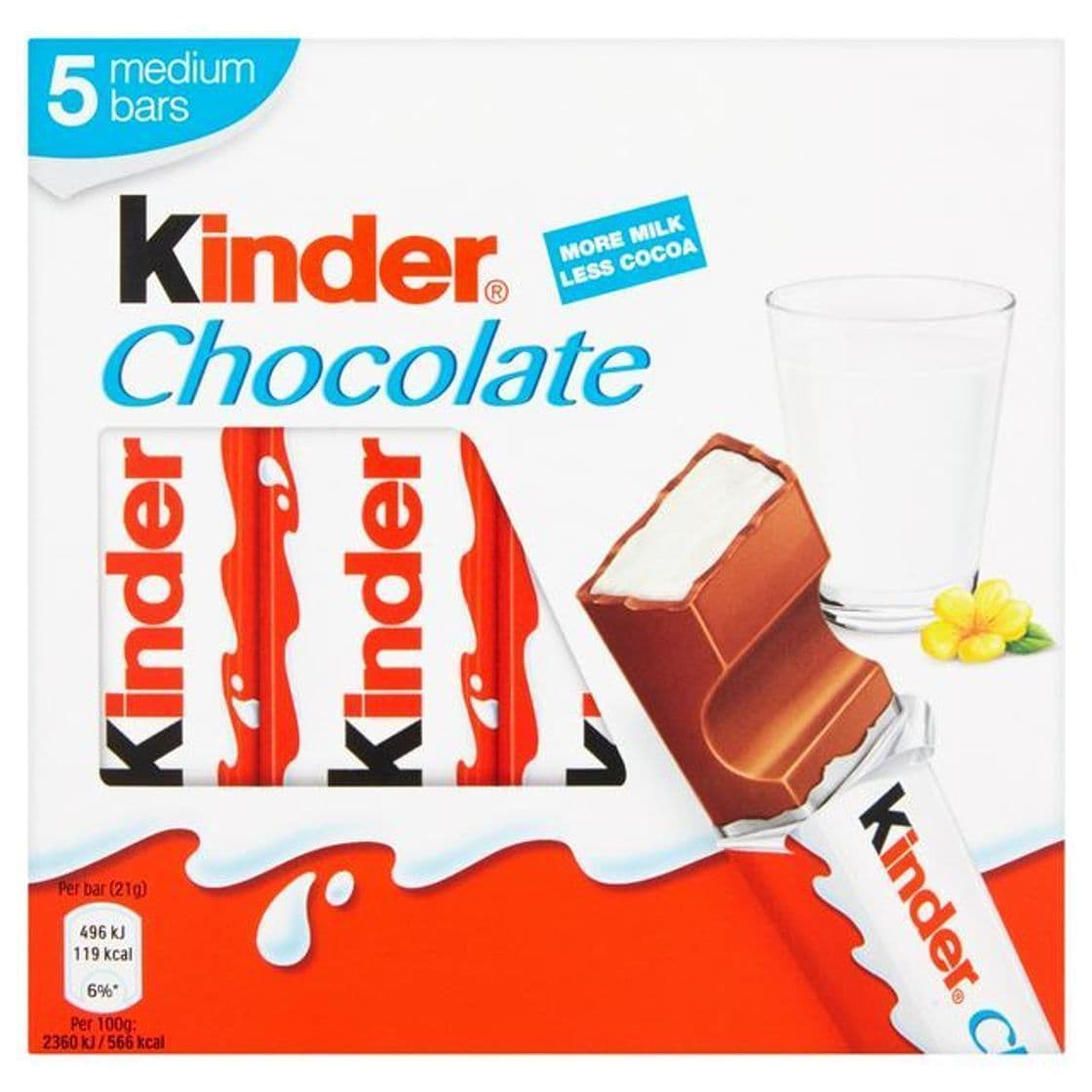 Producto Kinder Chocolate