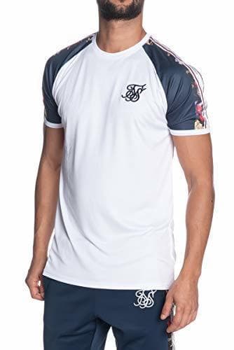 Fashion T Shirt Manica Corta uomo Siksilk Bianca