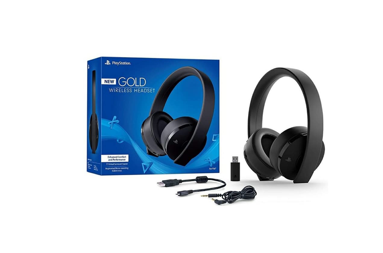 Product Playstation 4 Gold Wireless Headset