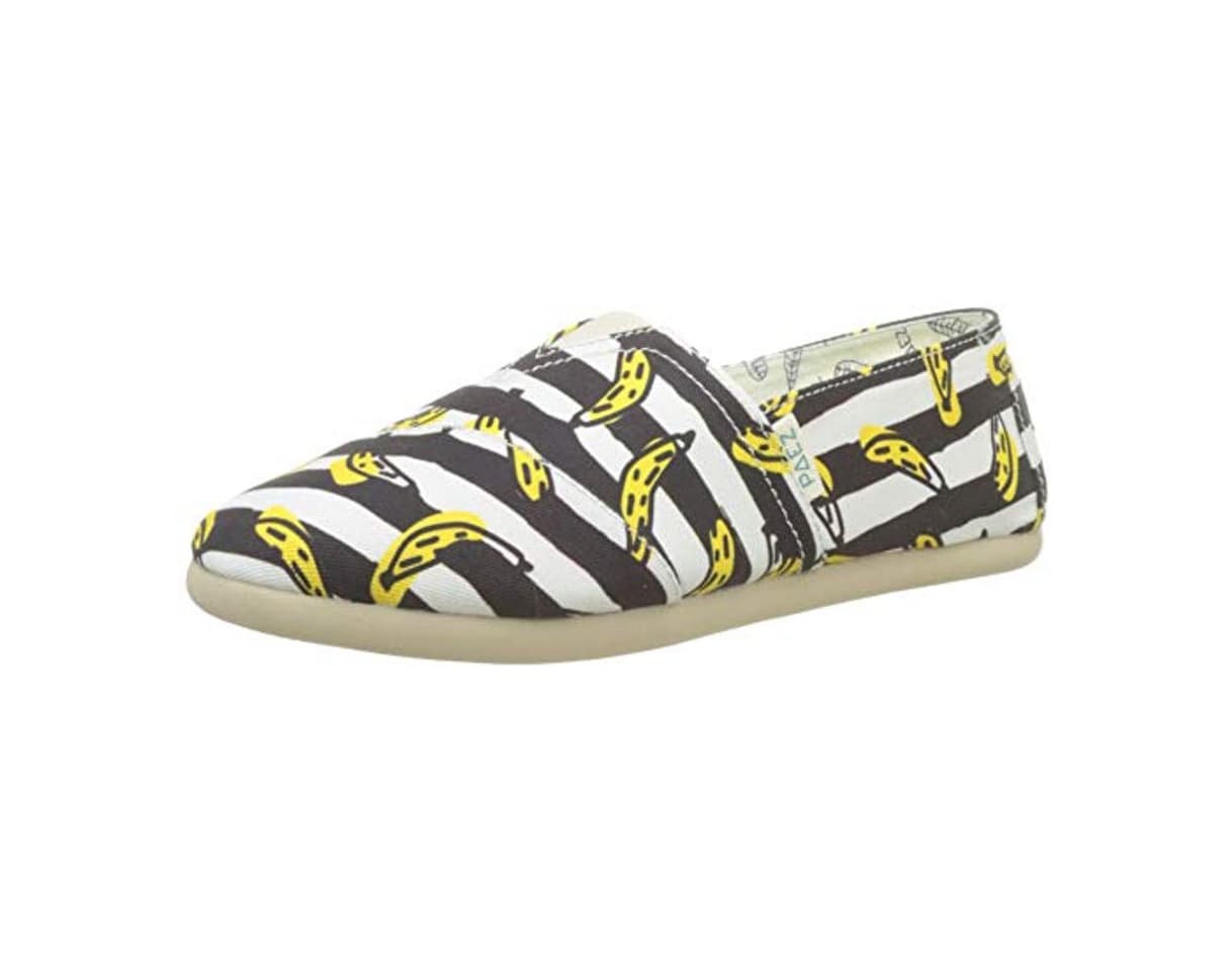 Product PAEZ Classic Print Bananas, Alpargatas para Mujer, Negro