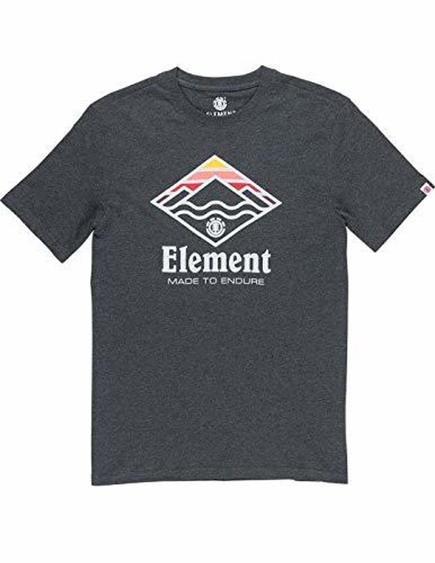 Fashion Element Layer Hombre Camiseta T-Shirt Charcoal Heathe L