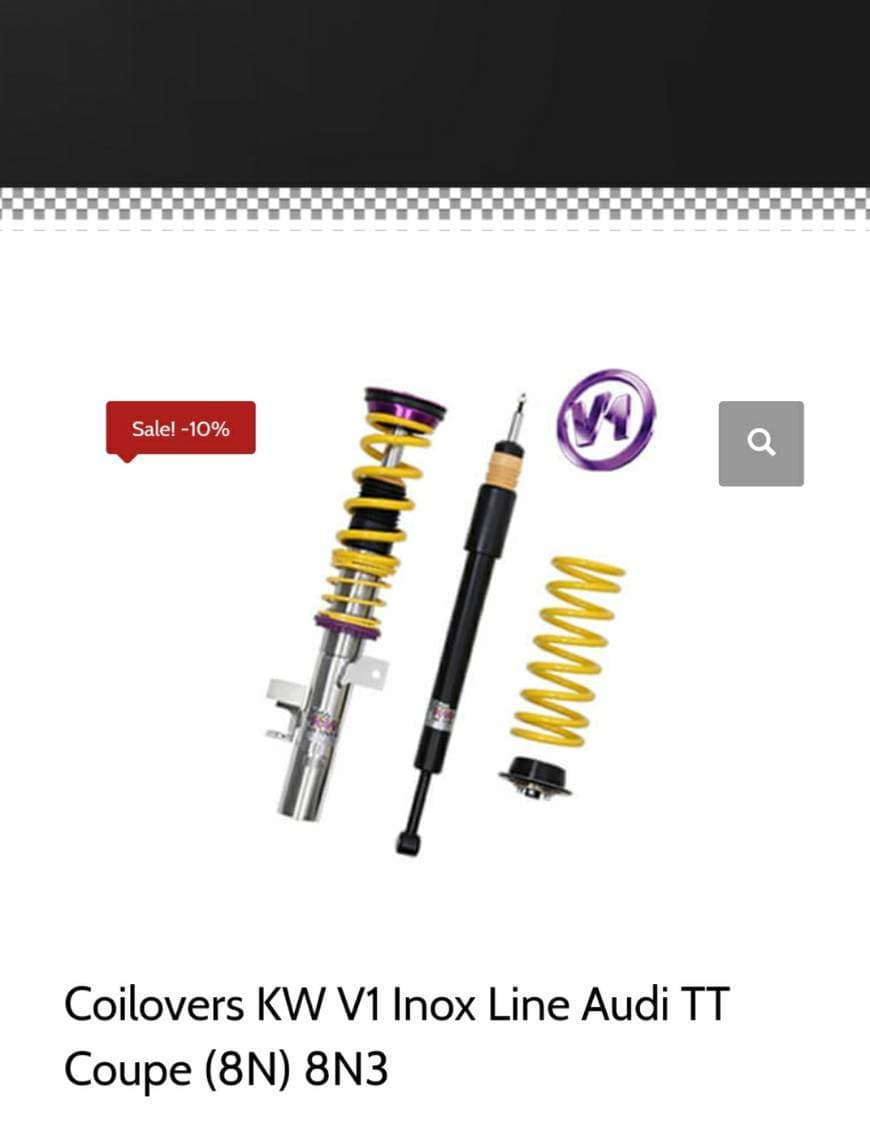 Fashion KW v1 inox coilovers