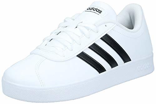 Fashion Adidas Vl Court 2.0 K, Zapatillas de deporte Unisex niños, Blanco