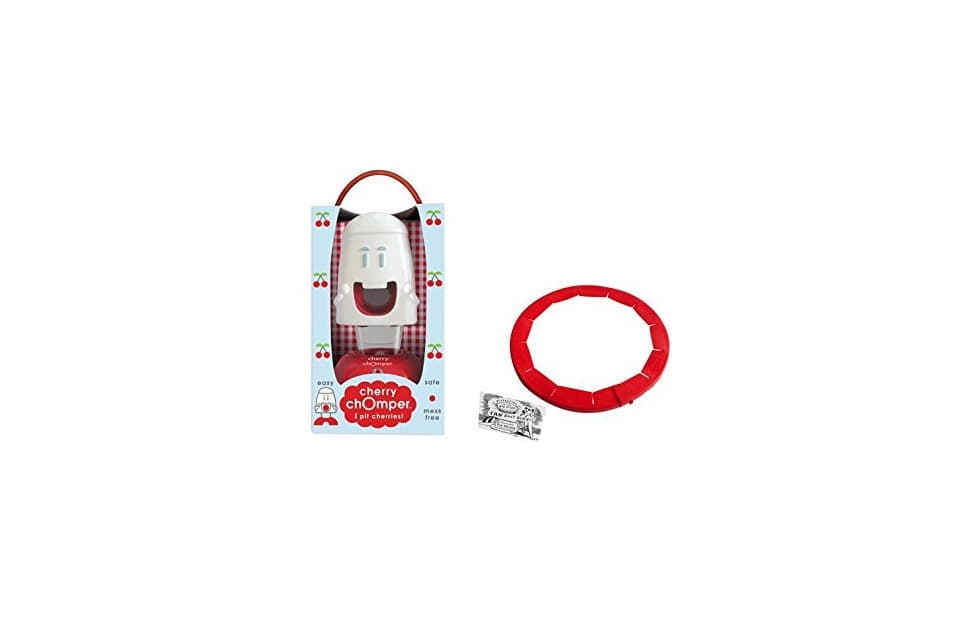 Elemento de la categoría hogar Talisman Designs Cherry Chomper Cherry Pitter with Adjustable Pie Crust Shield BPA-free