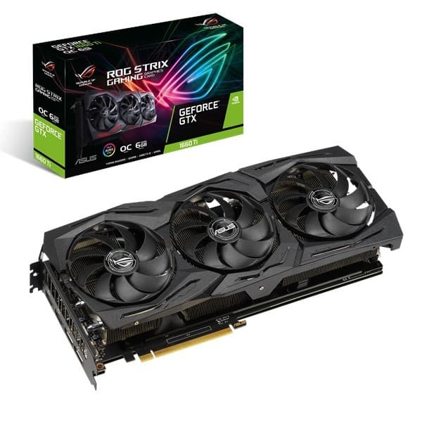 Fashion Placa Gráfica Asus ROG Strix GeForce GTX 1660 Ti Gaming 6GB
