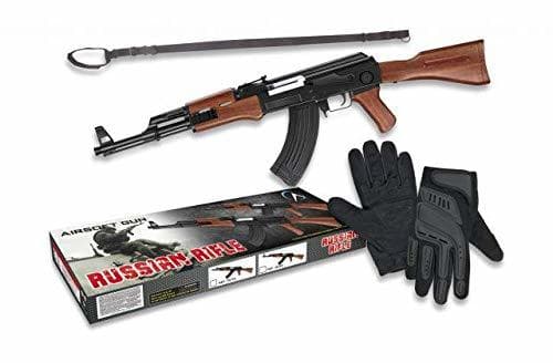 Producto Set de Airsoft, AK47 de Aire Suave 0,5 Julios 38320, Cinta 34207