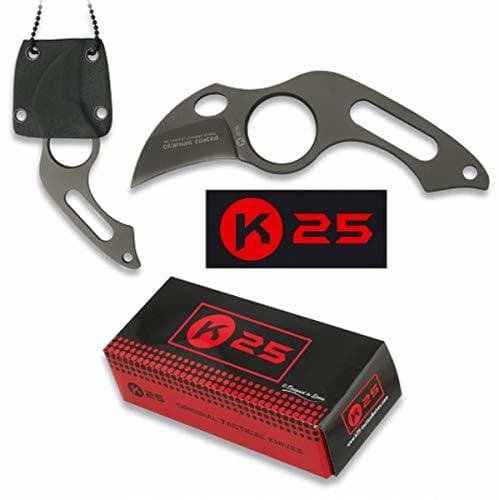 Producto K25 K25-31849 - Cuchillo C/Funda KYDEX. 4 cm - Herramienta para Caza