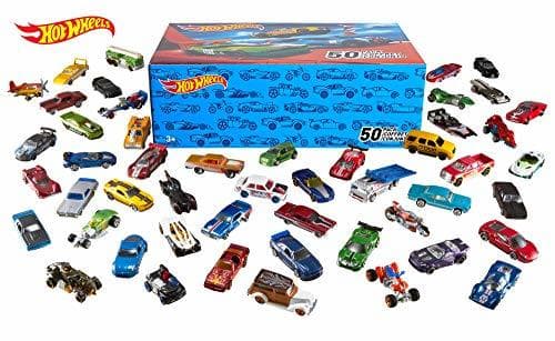 Producto Hot Wheels Pack 50 Vehículos, coches de juguete