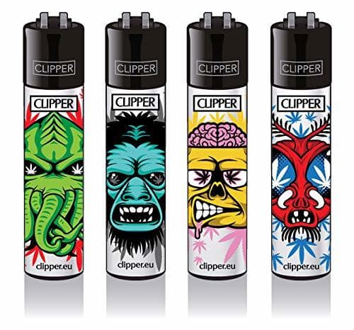 Producto Clipper® Mechero – Weed Monster – Juego de 4