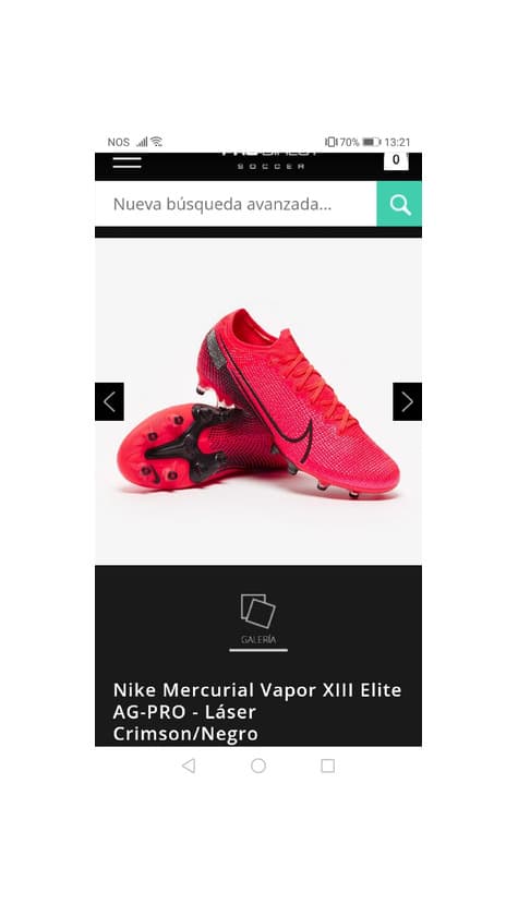 Product Chuteiras mercurial 