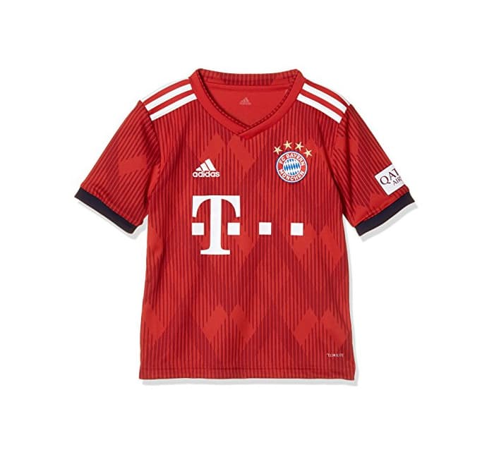 Fitness adidas 18/19 FC Bayern Home Camiseta, Niños, Rojo