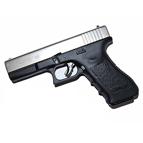 Product Bruni Pistola a Salve de Metal Glock G17 8 mm Negro/Níquel