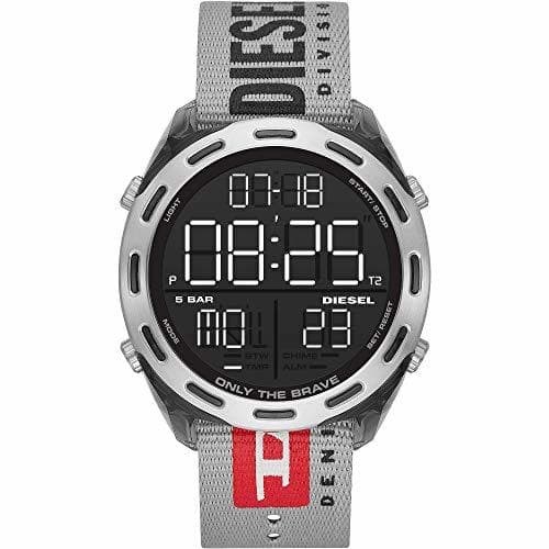 Fashion Diesel Reloj Hombre de Digital con Correa en Nailon DZ1894