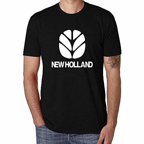 Fashion Casual Newest Short Sleeved Fashion Cotton New Holland Tractors Farm Funny Men