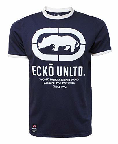 Fashion Ecko Hombres Unltd Camiseta Corto Gráfico Deportivo Verano Phantom tee