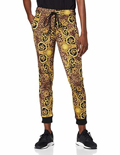 Fashion VERSACE JEANS COUTURE Lady Trouser Vaqueros Slim, Dorado