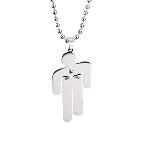 Fashion KIACIYA Colgante Billie Eilish Niña, Collar Billie Eilish para Mujer y Chica