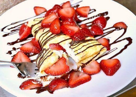 Fashion Crepe com gelado