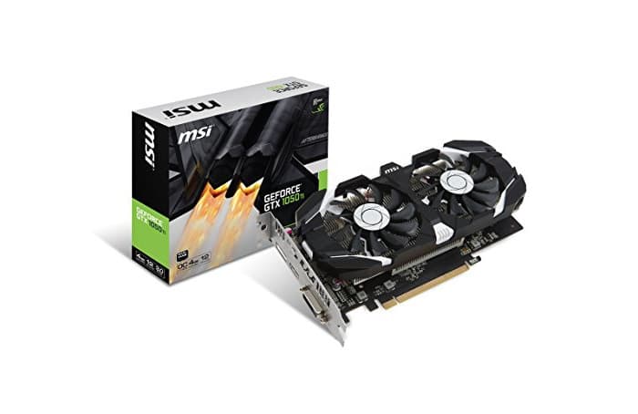 Electrónica Msi Geforce GTX 1050 Ti 4GT OC Tarjeta Gráfica Pro