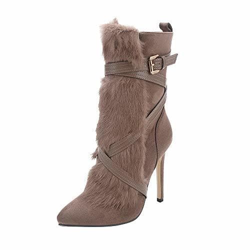 Fashion Botas tacón Aguja Alto cuña Mujer Invierno Moda 2018 PAOLIAN Botas Militares