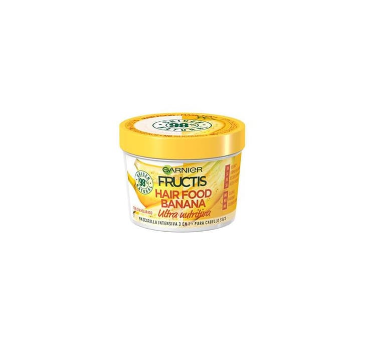 Beauty Garnier Fructis Mascarilla 3 en 1 Hair Food Banana , 3 Recipientes