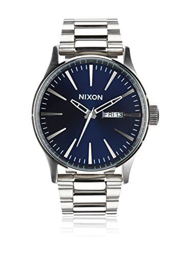 Fashion Nixon Reloj Analógico para Hombre de Cuarzo con Correa en Acero Inoxidable