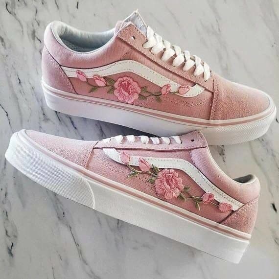 Moda Vans Ward, Zapatillas para Mujer, Rosa