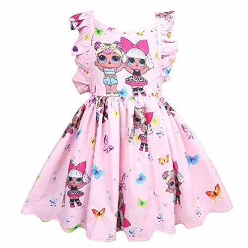 Producto QYS Vestido de Las Muchachas LOL Falda Tutu Niño Ropa para niños