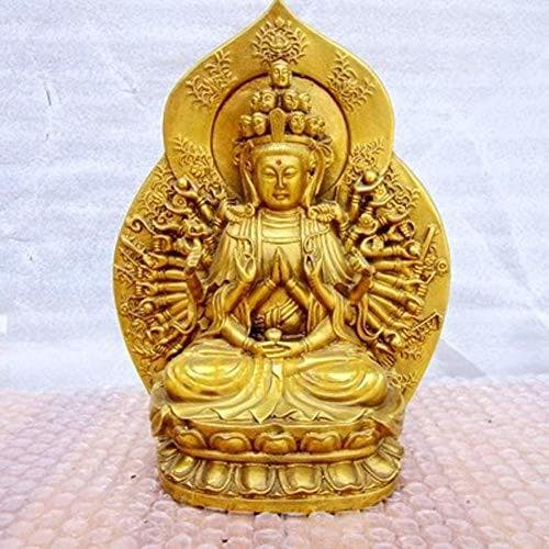 Producto qingtianlove Estatua de Budismo Tibetano Q-Shanping Avalokiteshvara en mil Brazos, Estatua de