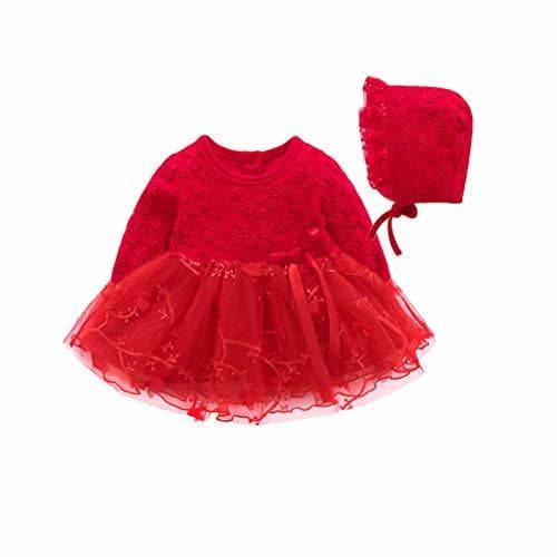 Producto K-youth Vestido de Tul con Bordado para Niñas Primavera Niños para 0-18