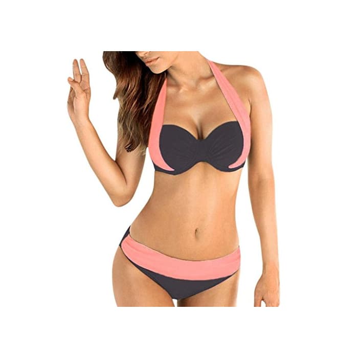 Producto Yuson Girl Mujer Ropa de Baño Tops de Bikini con Relleno Traje