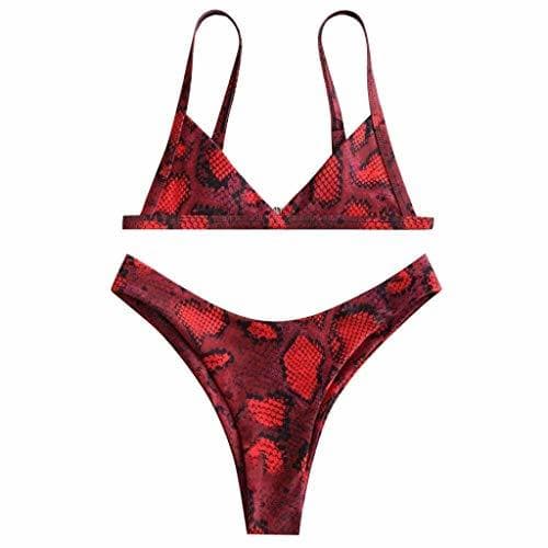 Producto Conjuntos de Bikini de Serpiente Mujer brasileño Traje de Baño Bikinis Mujeres