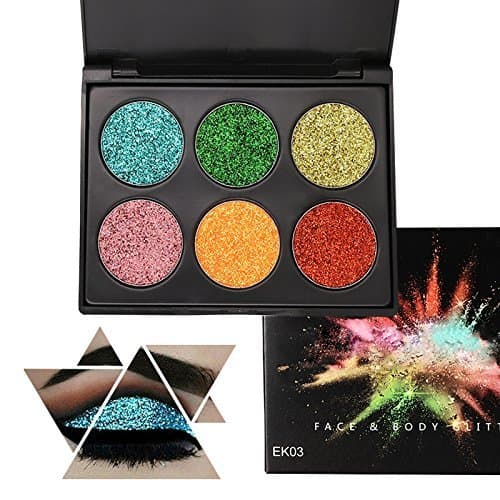 Place Glitter Polvo Paleta de Maquillaje Profesional